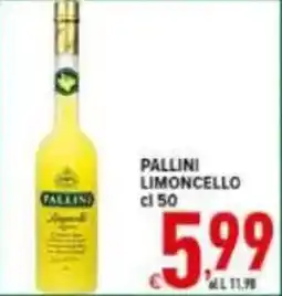 Iper Triscount Pallini limoncello offerta