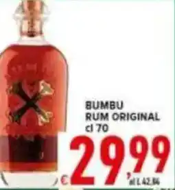Iper Triscount Bumbu rum original offerta