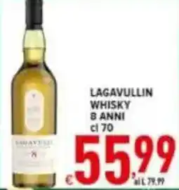 Iper Triscount Lagavullin whisky 8 anni offerta