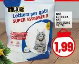 Risparmio Casa Noe l lettiera cat 100% silice offerta