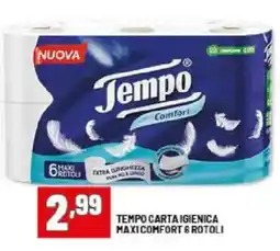Risparmio Casa Tempo carta igienica maxi comfort & rotoli offerta