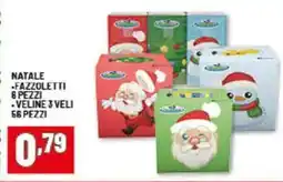 Risparmio Casa Natale fazzoletti 6 pezzi veline 3 veli 56 pezzi offerta