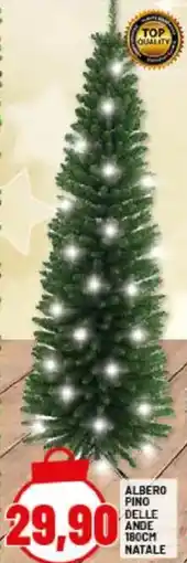 Risparmio Casa Albero pino delle ande 180cm natale offerta