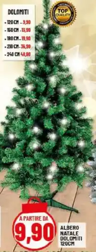 Risparmio Casa Albero natale dolomiti 120cm offerta