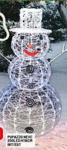 Risparmio Casa Pupazzo neve 200LED Hint/est offerta