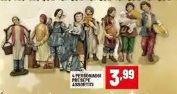 Risparmio Casa 4personaggi presepe offerta