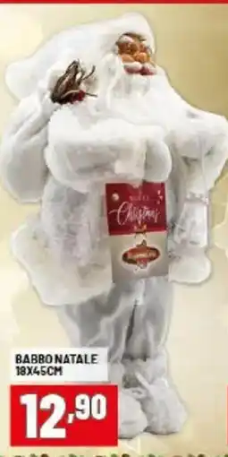 Risparmio Casa Babbo natale 18x45cm offerta