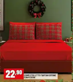 Risparmio Casa Completo letto tartan cotone confedere offerta