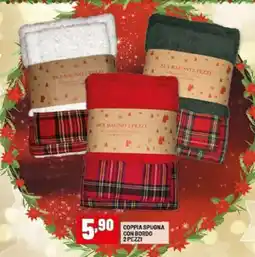 Risparmio Casa Coppia spugna con bordo 2 pezzi offerta