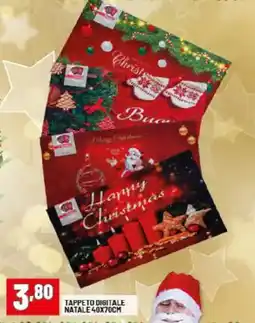 Risparmio Casa Tappeto digitale natale 40x70cm offerta
