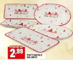 Risparmio Casa Piatti natale dolomite offerta