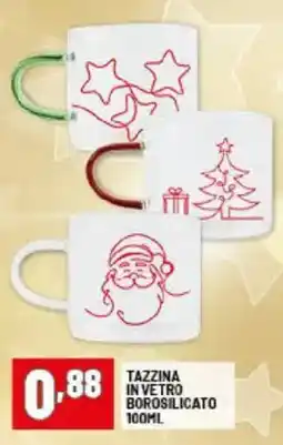 Risparmio Casa Tazzina in vetro borosilicato offerta