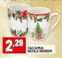 Risparmio Casa Tazza mug natale 8xH10cm offerta