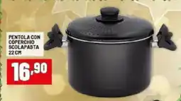 Risparmio Casa Pentola con coperchio scolapasta 22 cm offerta