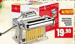 Risparmio Casa Macchina perpasta acciaio silver offerta