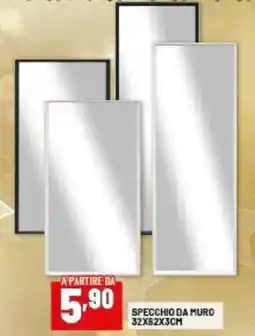 Risparmio Casa Specchio da muro 32xb2x3cm offerta