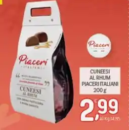 Crai Cuneesi al rhum piaceri italiani offerta