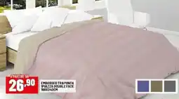 Risparmio Casa Embossed trapunta ipiazza double face 160x240cm offerta