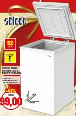 Risparmio Casa Selecco congelatore orizzontale a pozzetto BD-1104 offerta