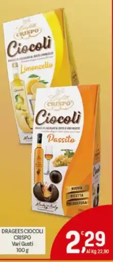 Crai Dragees ciocoli CRISPO offerta