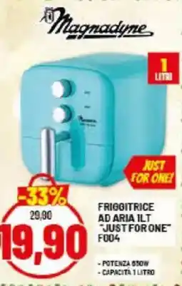 Risparmio Casa Magnadyne FRIGGITRICE AD ARIA ILT JUST FOR ONE F004 offerta