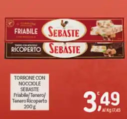 Crai Torrone con nocciole SEBASTE offerta