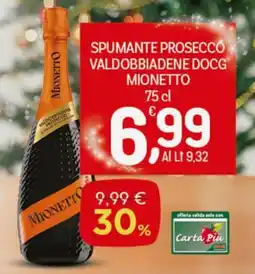 Crai Spumante prosecco valdobbiadene docg MIONETTO offerta