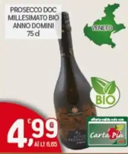 Crai Prosecco doc millesimato bio anno domini offerta