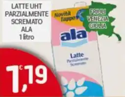 Crai Latte uht parzialmente scremato ALA offerta