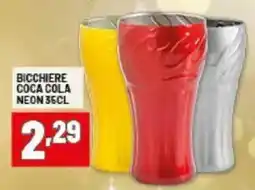 Risparmio Casa Bicchiere coca cola neon offerta