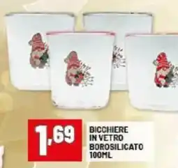 Risparmio Casa Bicchiere in vetro borosilicato offerta
