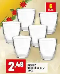 Risparmio Casa Mexico bicchiere 6pz offerta