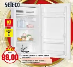 Risparmio Casa seleco FRIGORIFERO PORTA SINGOLA SRS-120DTE offerta