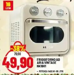 Risparmio Casa NECCHI Linea Vintage FRIGGIFORNO AD ARIA VINTAGE NK1801 offerta