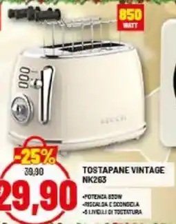 Risparmio Casa TOSTAPANE VINTAGE NK263 offerta