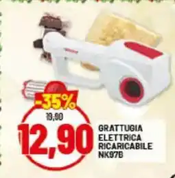 Risparmio Casa GRATTUGIA ELETTRICA RICARICABILE NK97B offerta