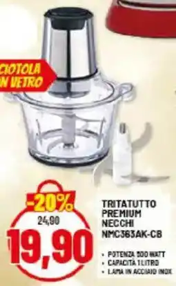 Risparmio Casa TRITATUTTO PREMIUM NECCHI NMC363AK-CB offerta