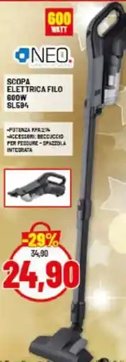 Risparmio Casa NEO SCOPA ELETTRICA FILO SL694 offerta
