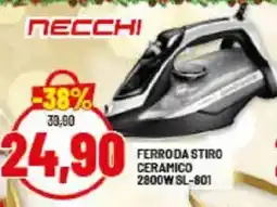Risparmio Casa NECCHI FERRODA STIRO CERAMICO 2800W SL-801 offerta