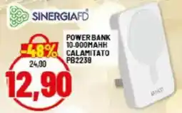 Risparmio Casa SINERGIAFO POWERBANK 10.000MAHH CALAMITATO PB2239 offerta