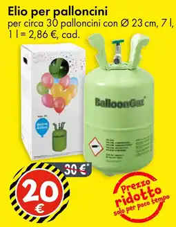 Tedi Elio per palloncini offerta