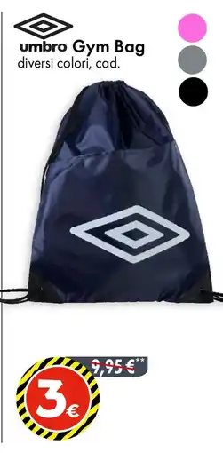 Tedi Umbro Gym Bag offerta