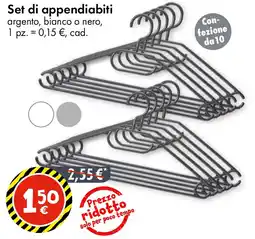 Tedi Set di appendiabiti offerta