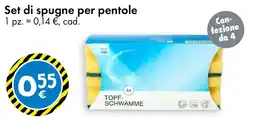 Tedi Set di spugne per pentole offerta