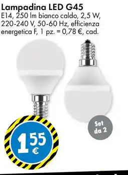 Tedi Lampadina LED G45 Set da 2 offerta