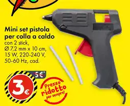 Tedi Mini set pistola per colla a caldo offerta
