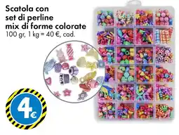 Tedi Scatola con set di perline mix di forme colorate offerta