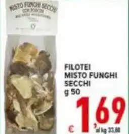 Iper Triscount Filotei misto funghi secchi offerta