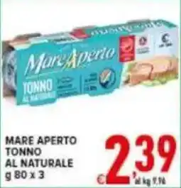 Iper Triscount Mare aperto tonno al naturale offerta