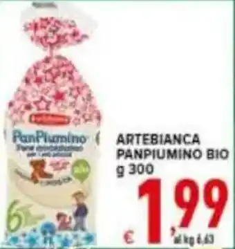 Iper Triscount Artebianca panpiumino bio offerta